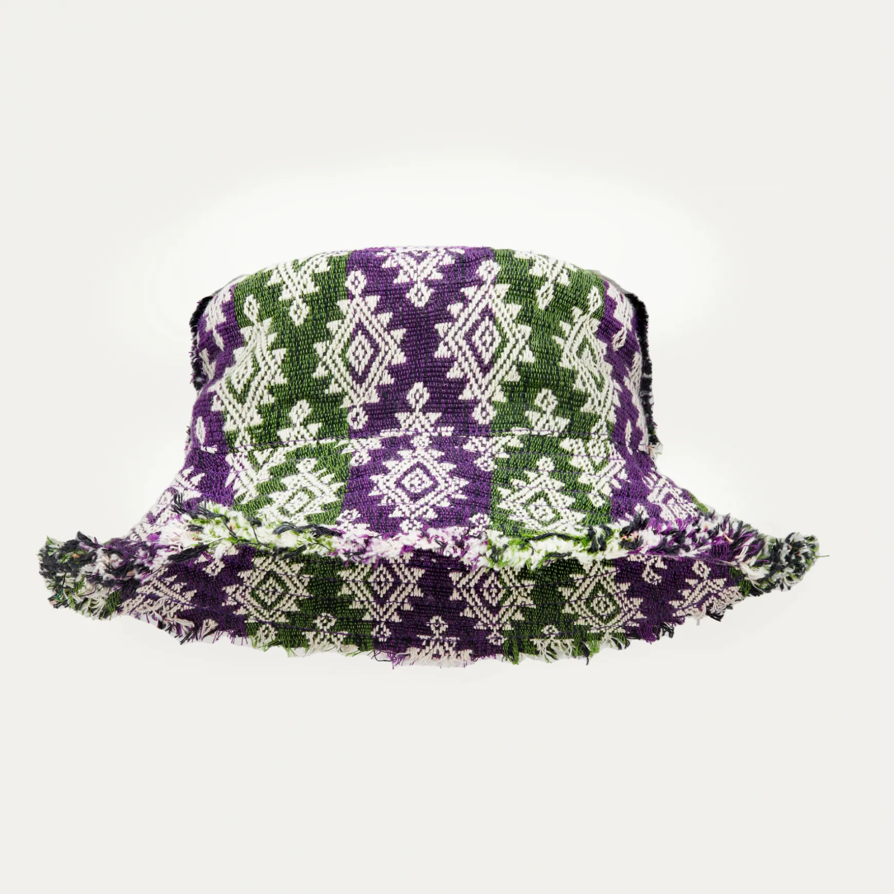 Shop Claris Virot Chapeaux Tissu Sumba Bicolore