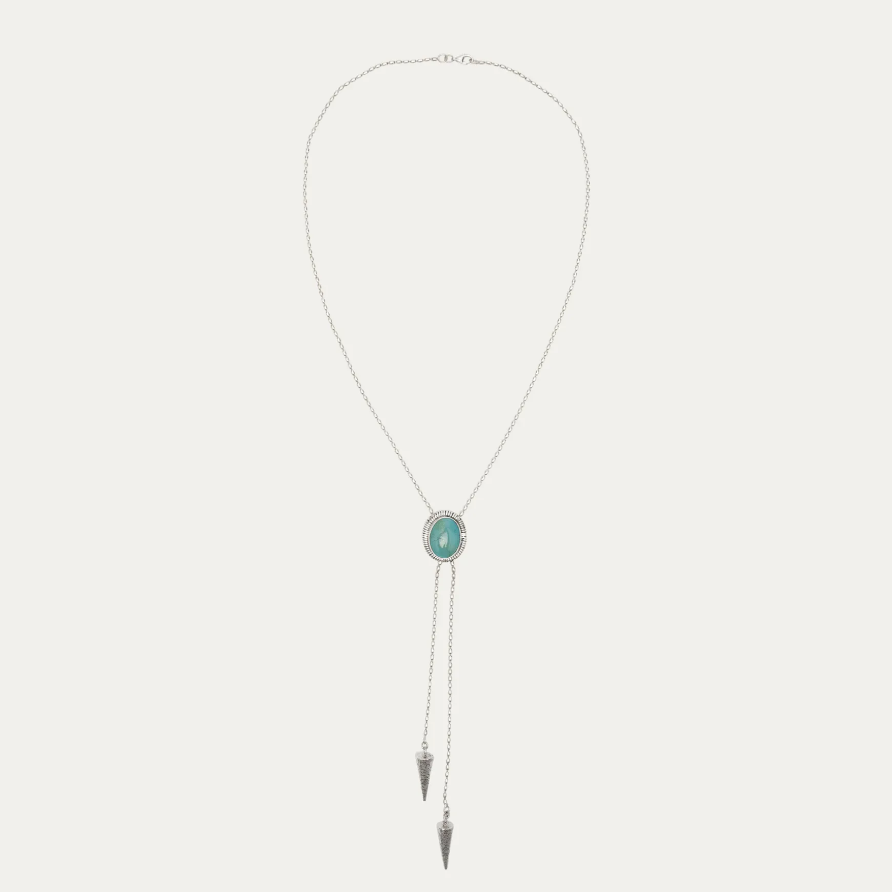 New Claris Virot Collier Bolo Turquoise