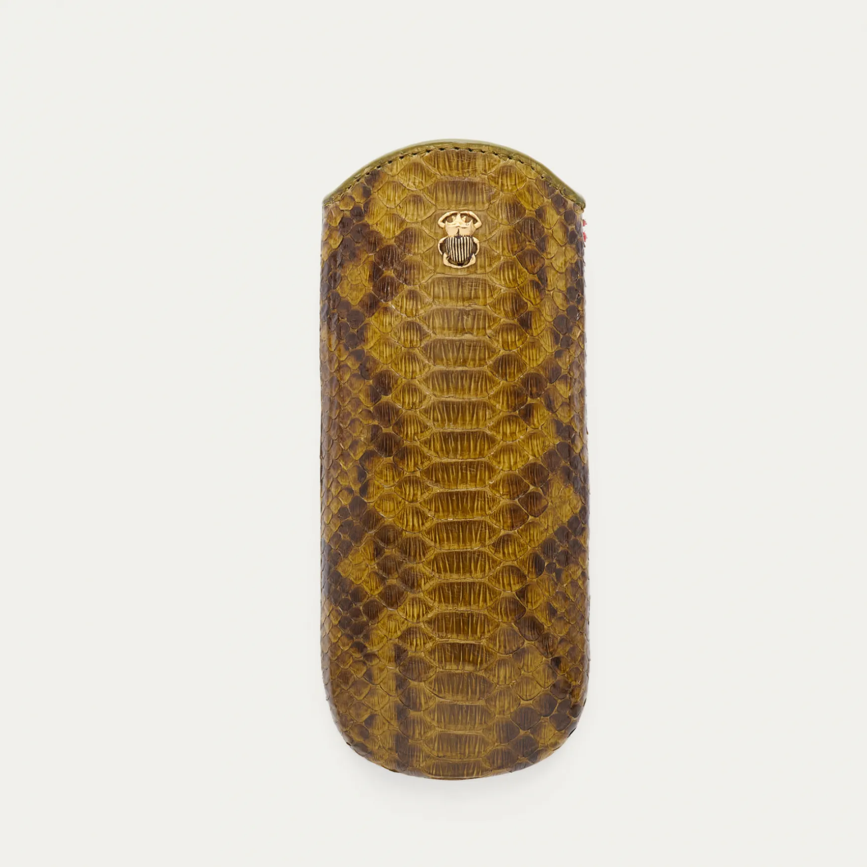 Discount Claris Virot Etui Maya Python kaki