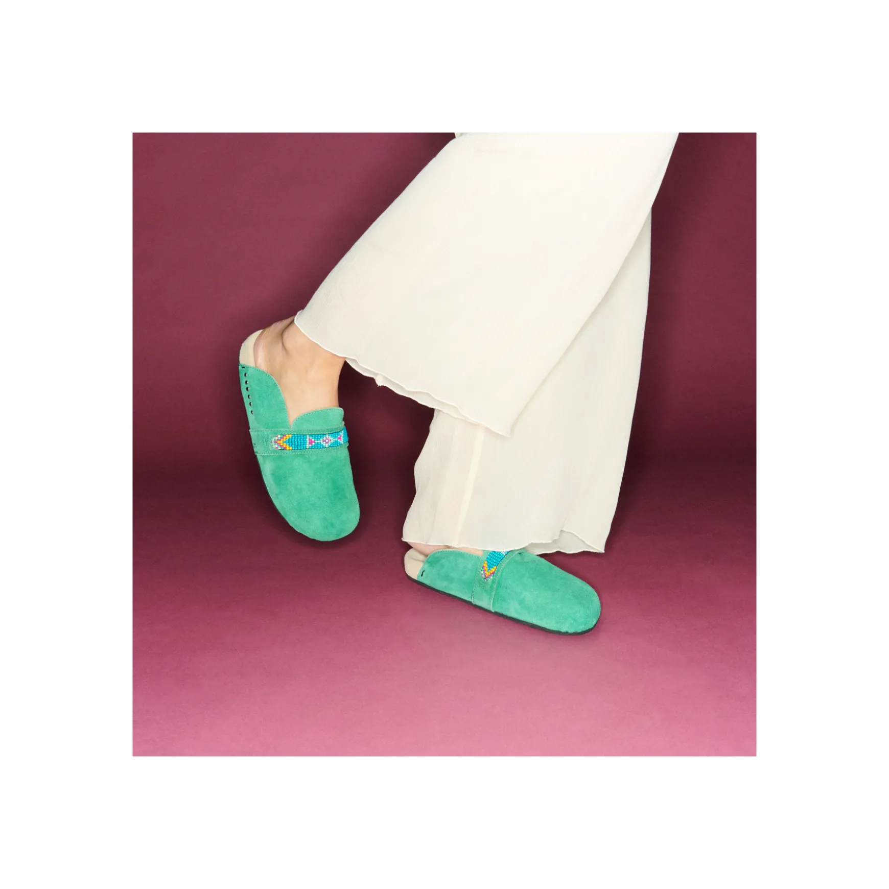 Cheap Claris Virot Mules Georgette veau velours tulum