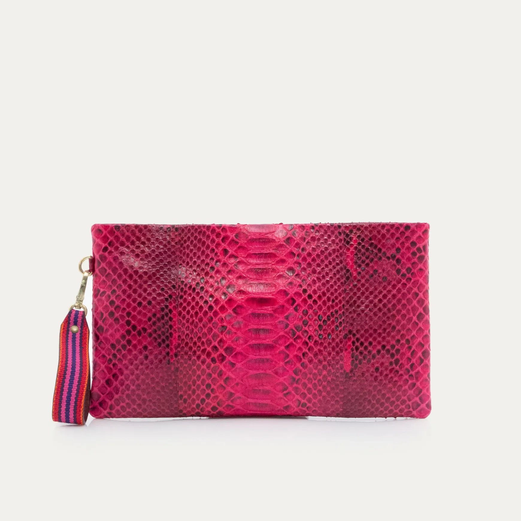 Best Claris Virot Pochette Lou Python Celosia Rose