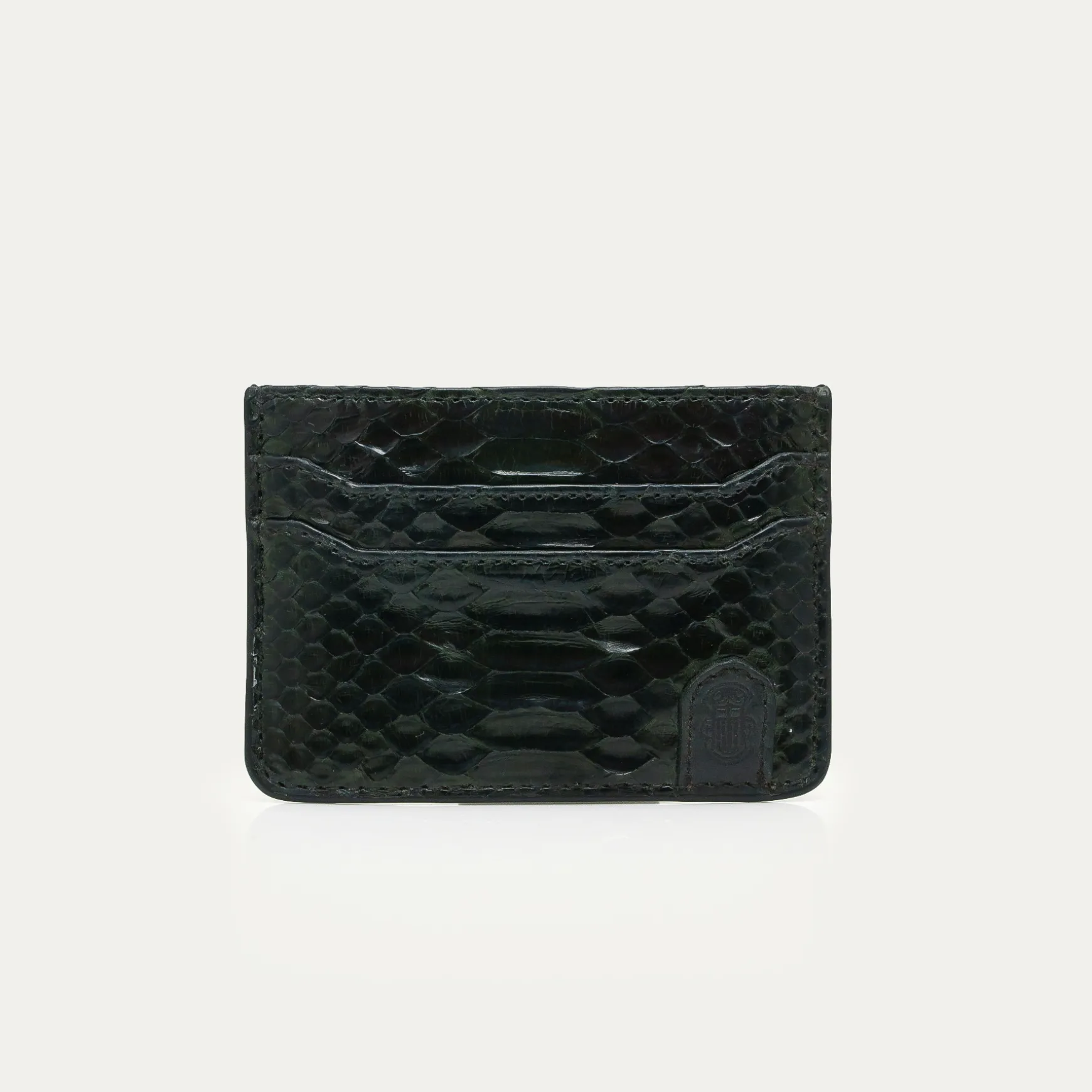 Cheap Claris Virot Porte Cartes Manu Python Noir