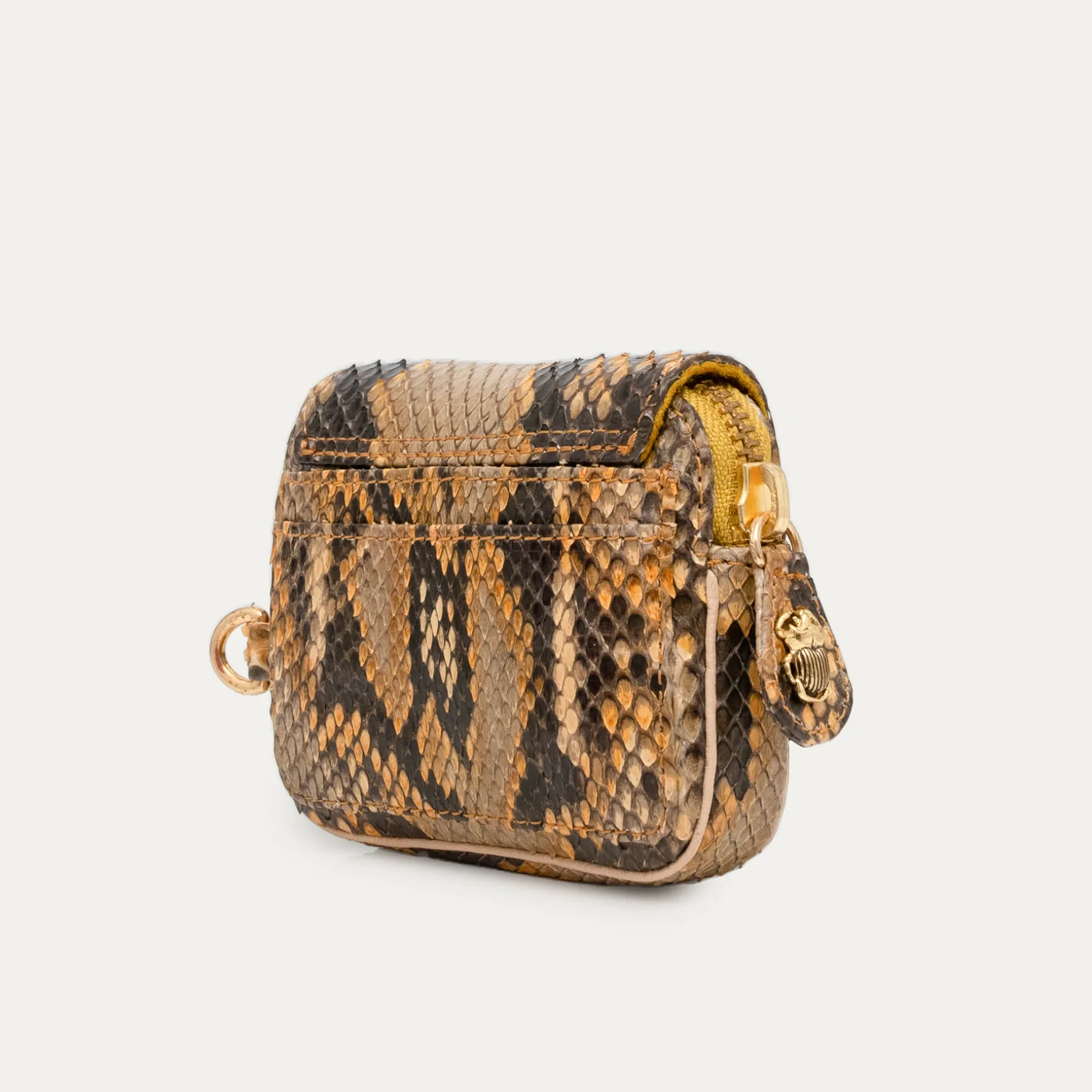 Online Claris Virot Porte Monnaie Karl Python Desert