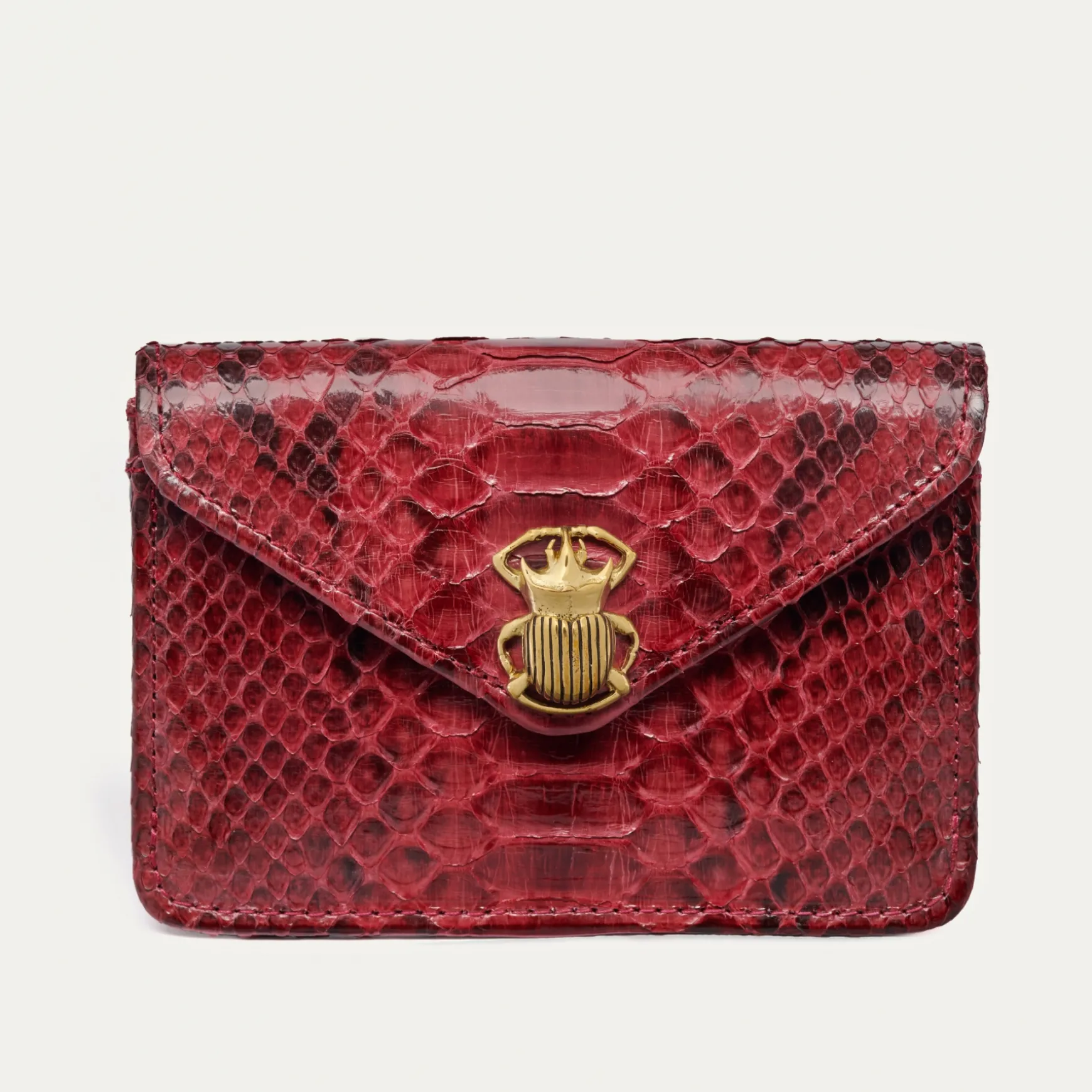 Cheap Claris Virot Portefeuille Alex Python Bordeaux