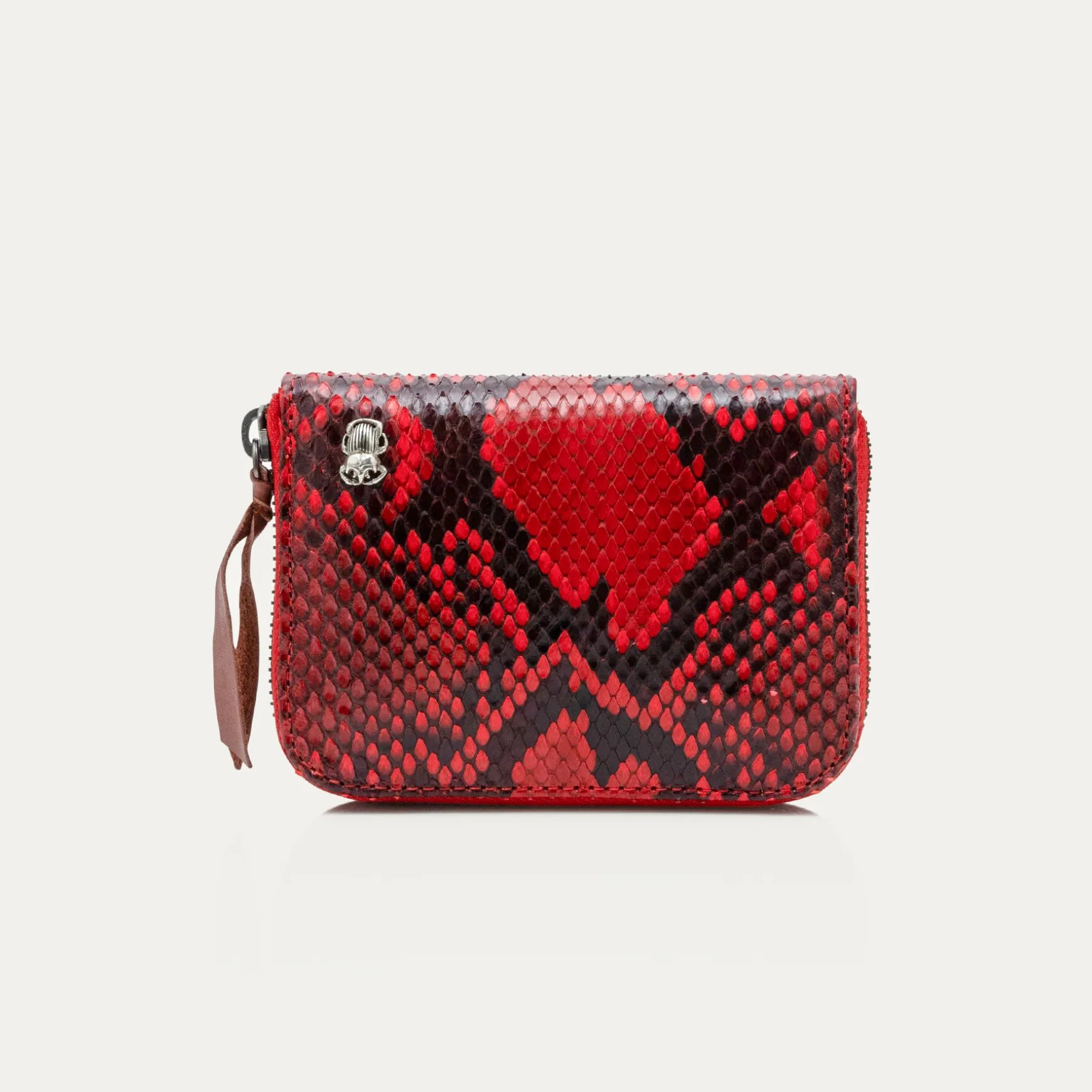 Flash Sale Claris Virot Portefeuille Mini Bob Python Rubis