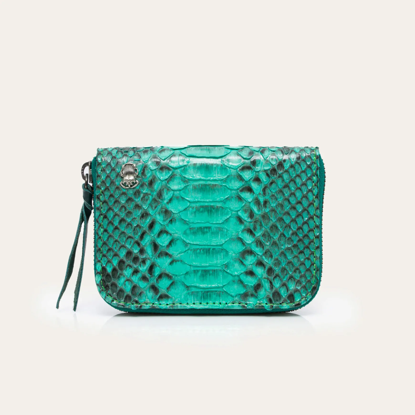 Clearance Claris Virot Portefeuille Mini Bob Python Tulum