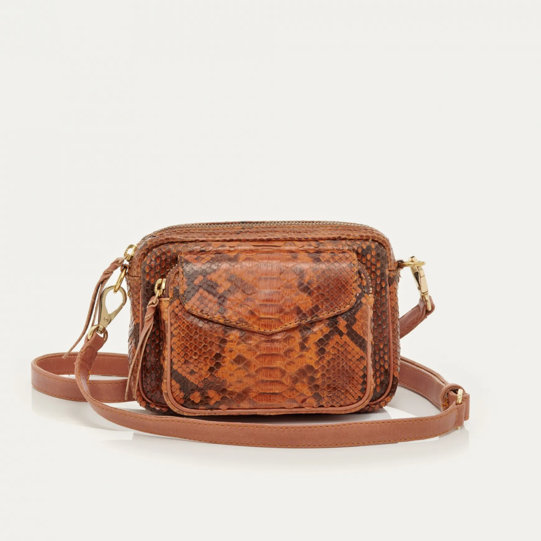 Online Claris Virot Sac Baby Charly Python Moka