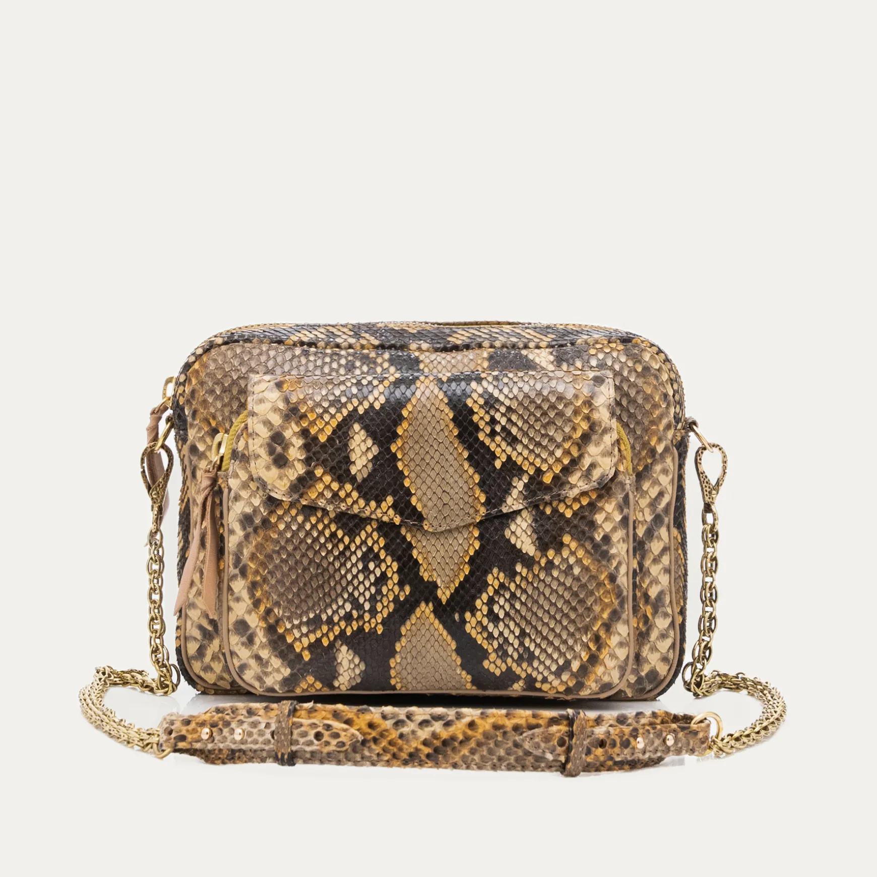 Sale Claris Virot Sac Big Charly Python Desert