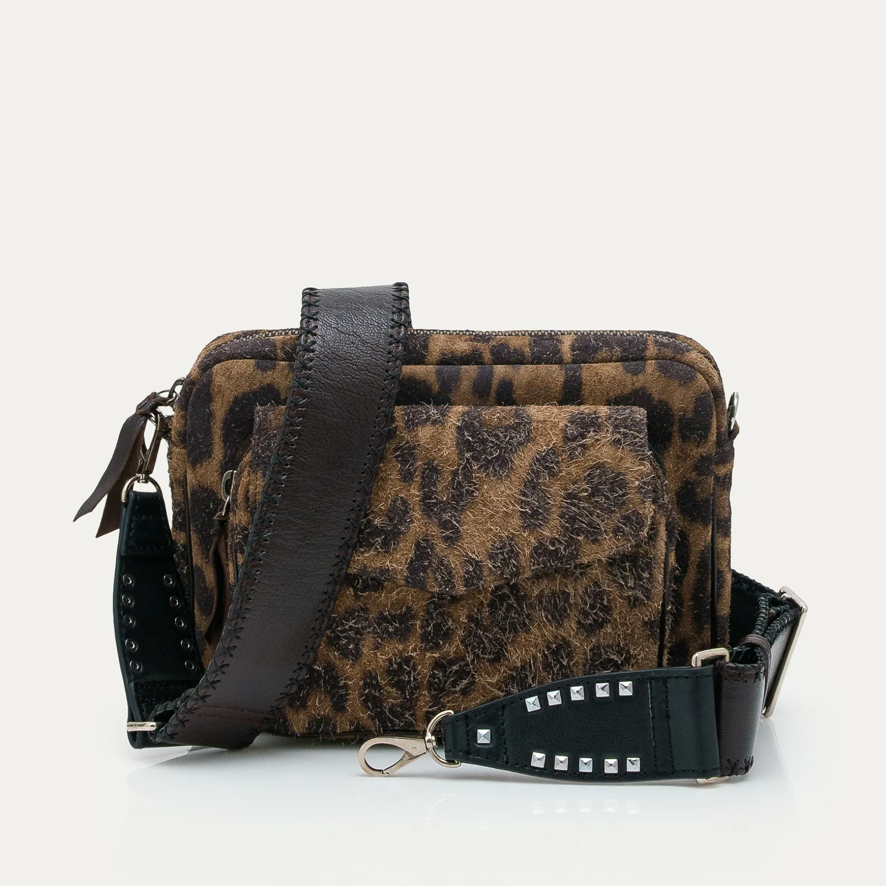 Outlet Claris Virot Sac Big Charly Cuir Léo Vintage