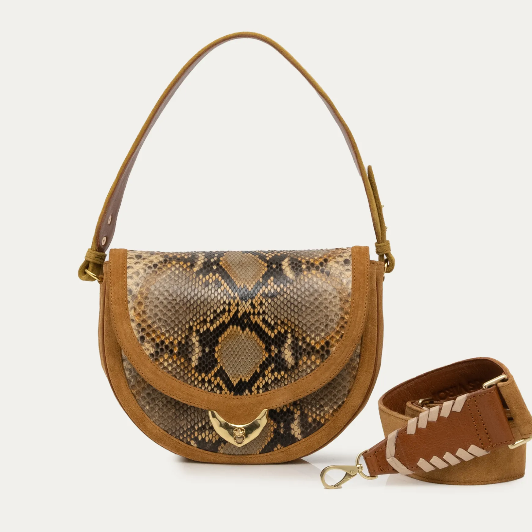 Store Claris Virot Sac Big Victoria Python Desert