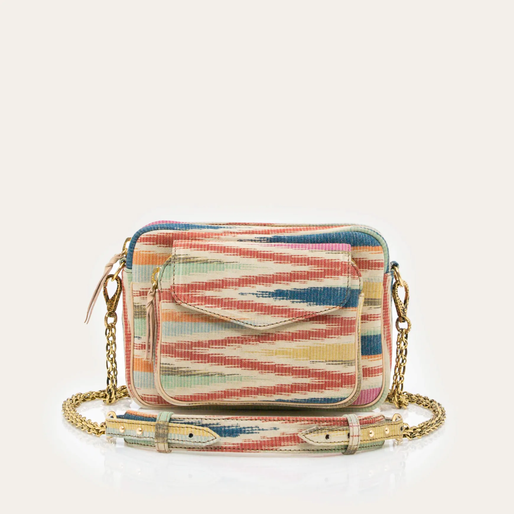 Store Claris Virot Sac Charly Veau velours aztec