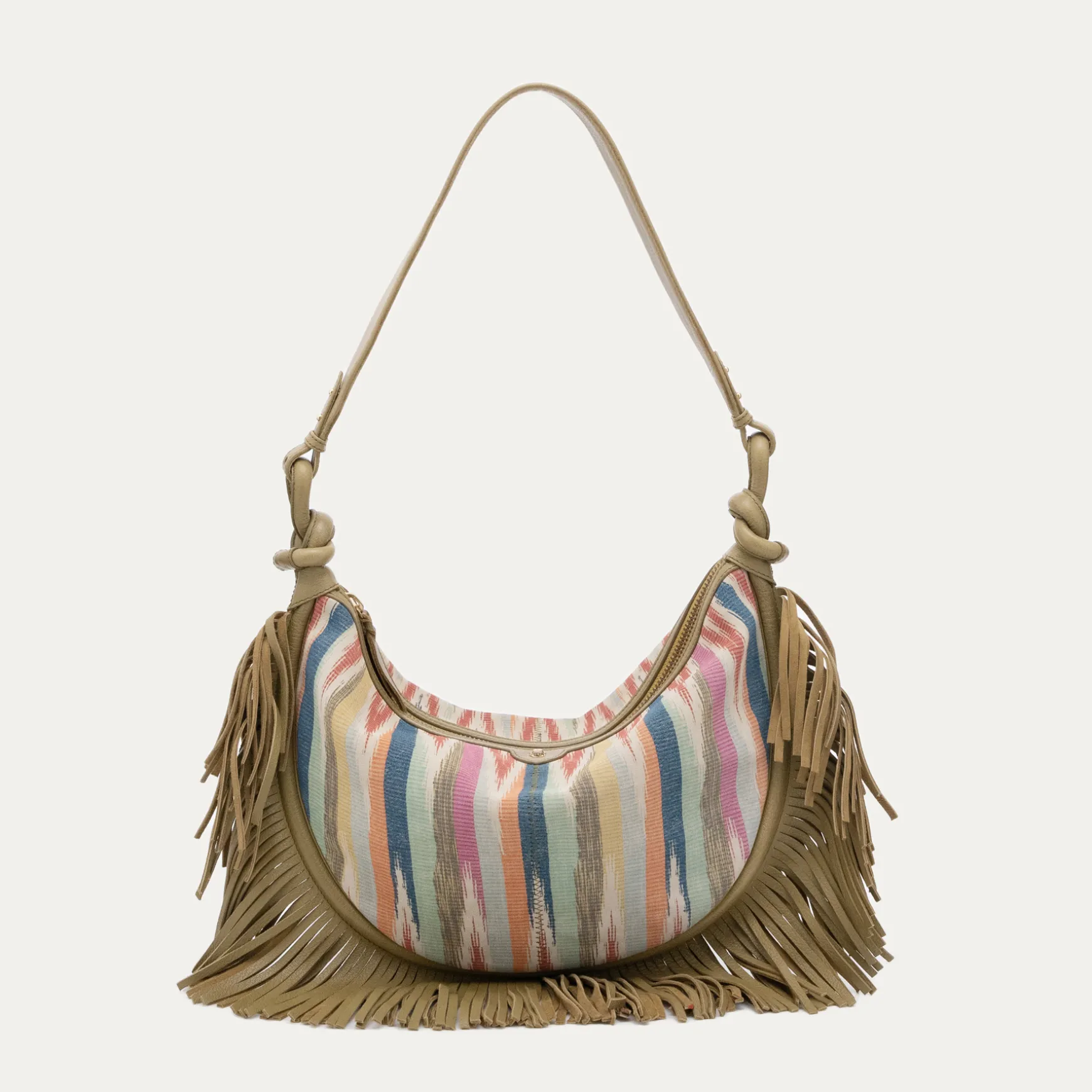 Shop Claris Virot Sac Chris Veau velours aztec