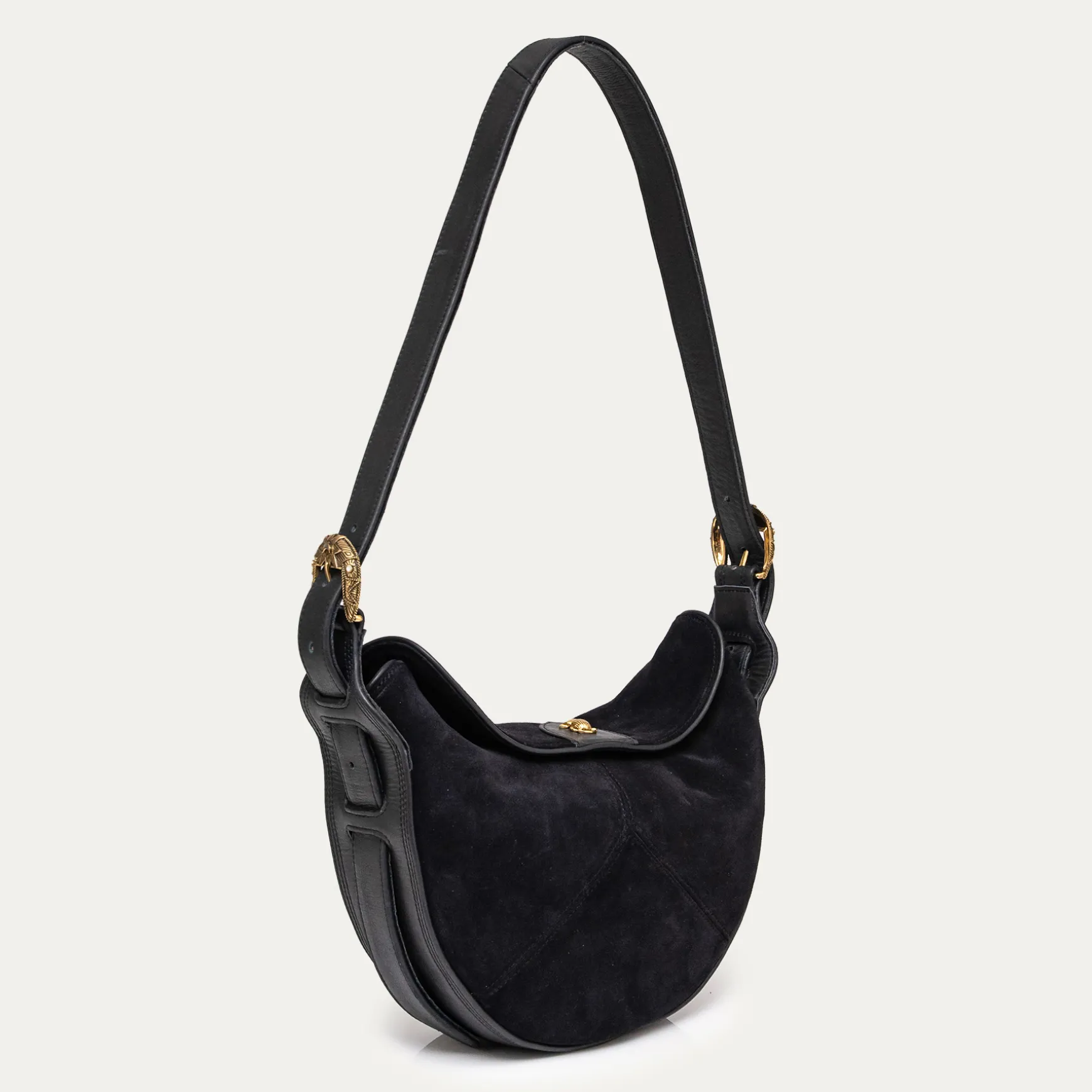 Flash Sale Claris Virot Sac Estelle Veau velours Noir