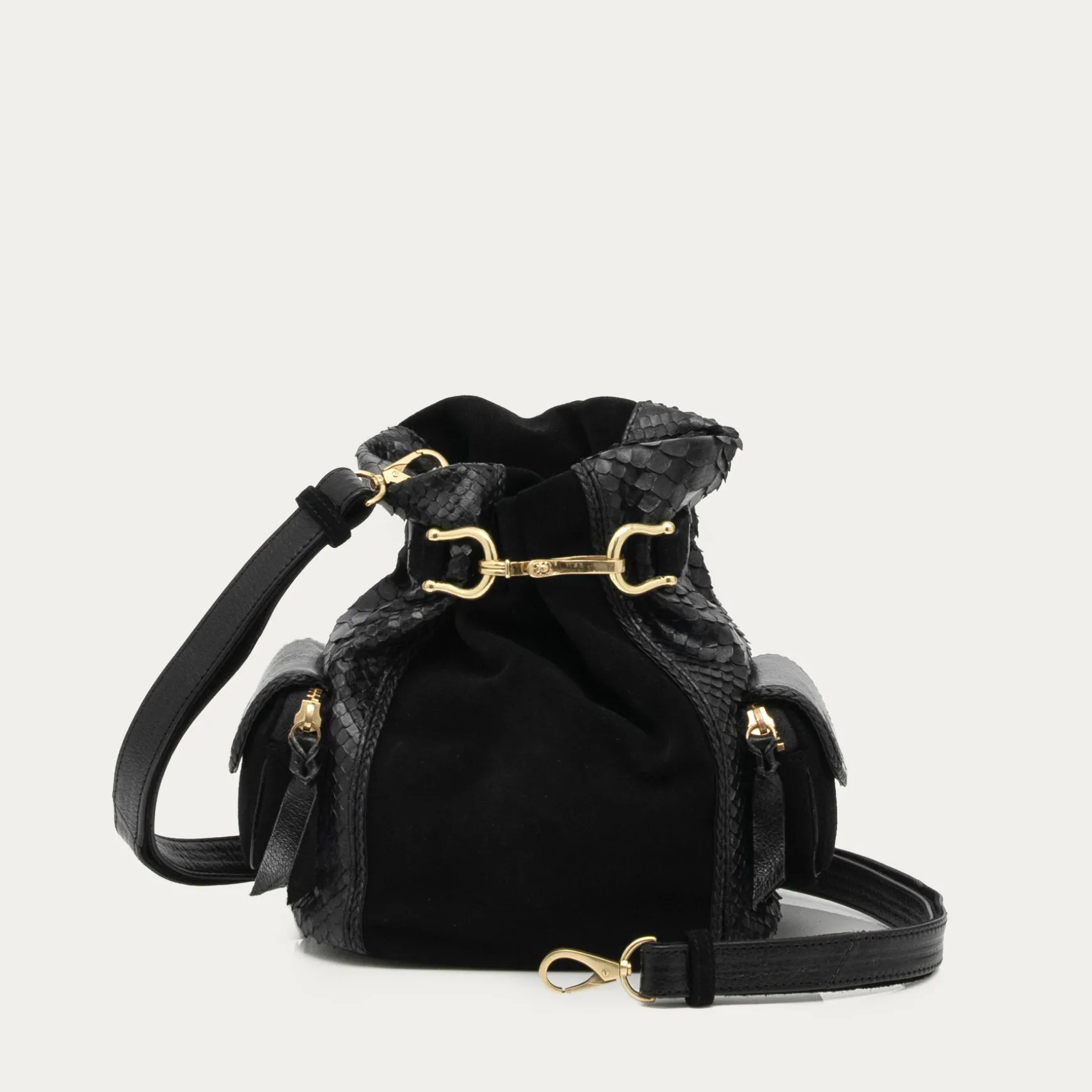 Store Claris Virot Sac Lola Python Noir