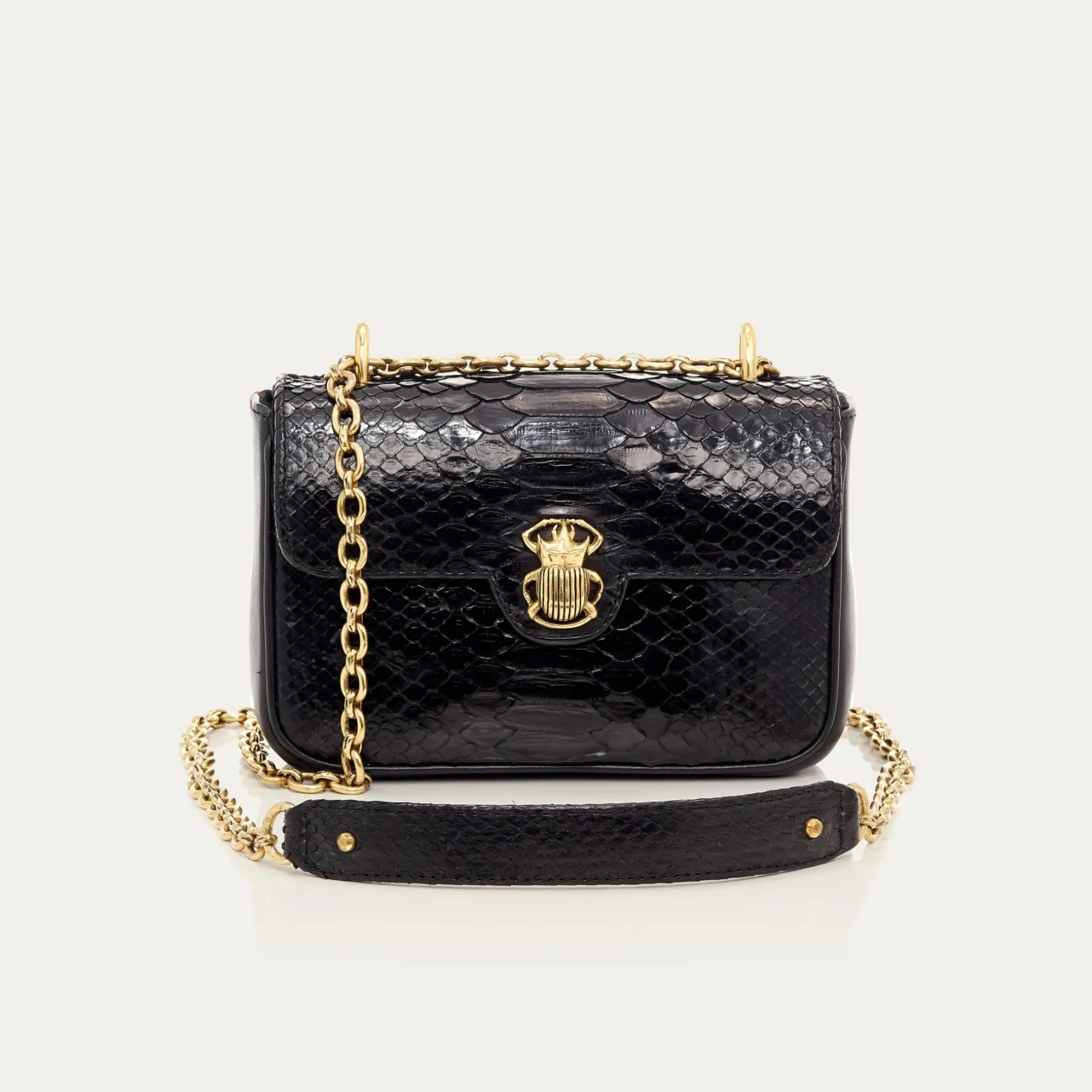 Store Claris Virot Sac Mini Ava Python Noir