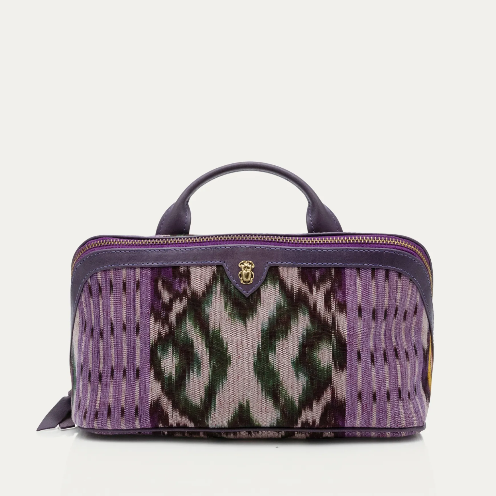 Best Sale Claris Virot Trousse Charlotte Tissu Lune Violet