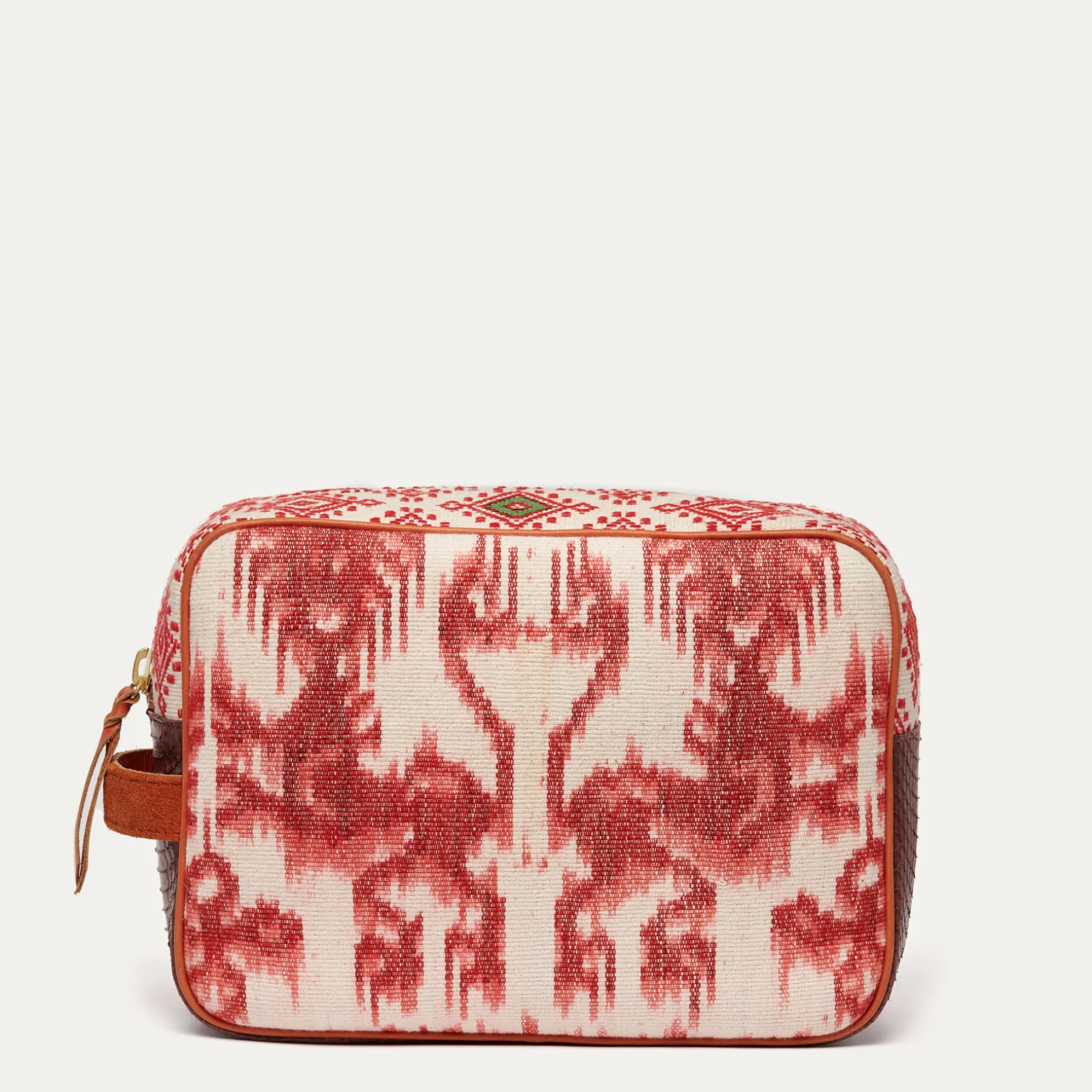 Sale Claris Virot Trousse Suzanne Tissu timor dragon rouge